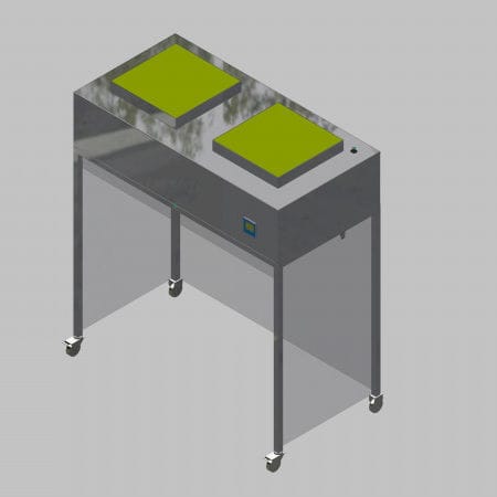 Настольная система ламинарного потока - 58179 - Inertec - вертикальная