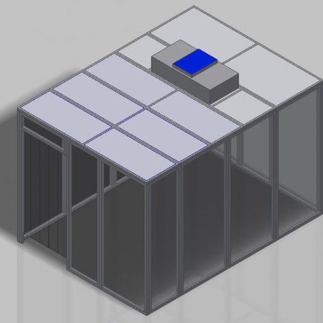 Чистая комната больших размеров - C2560 - Inertec