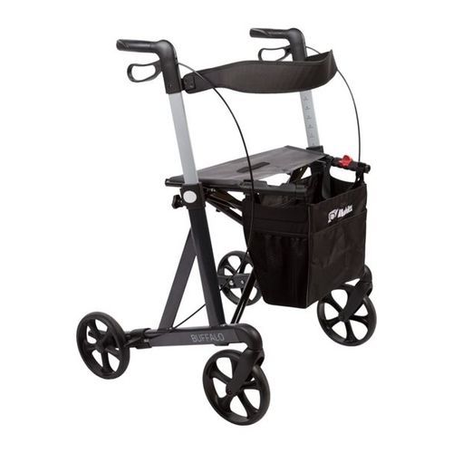 4-колесный ролятор - Buffalo HD - Mobilex A/S  - с сиденьем / с корзиной