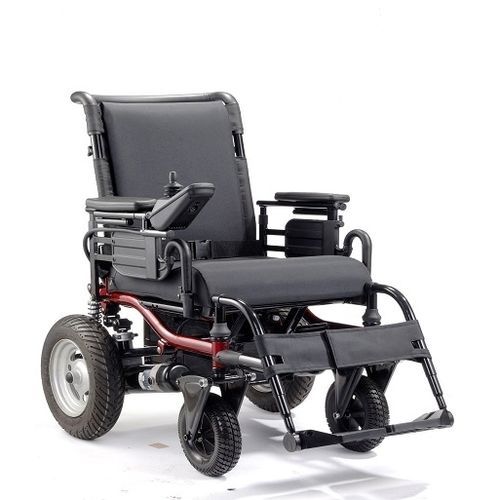 Электрическая инвалидная коляска - LY-EB206-RS1 CONQUEROR  - Comfort Orthopedic - для улицы / с опорой для голеней / черная