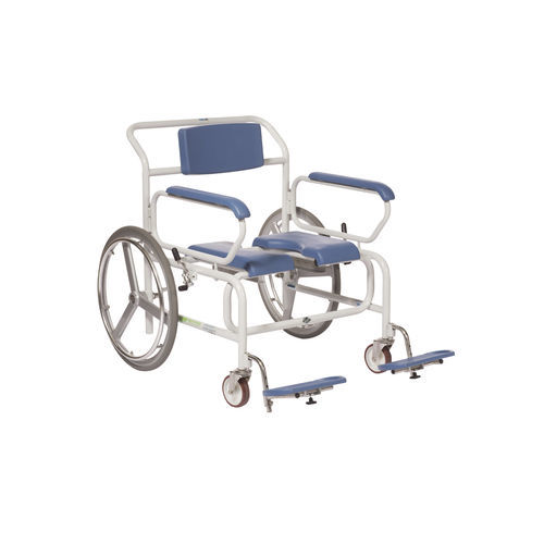 Стул для душа с подлокотниками - XXL Wheeler - Direct Healthcare Group - мобильный / со спинкой / бариатрический