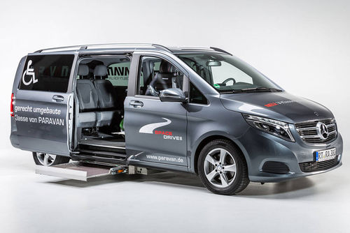 Транспортное средство для инвалидов минивен - Mercedes-Benz V-Class - PARAVAN - боковой вход