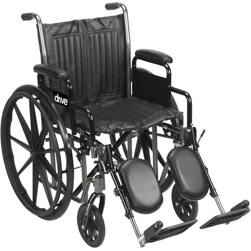 Инвалидная коляска с ручным управлением - Silver Sport 2 - Drive DeVilbiss USA - для улицы / для помещений / складная