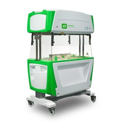 Рабочее место для чистки клеток для животных - ARIA CS48 HP - Tecniplast - мобильное / автоматическое / подъемное