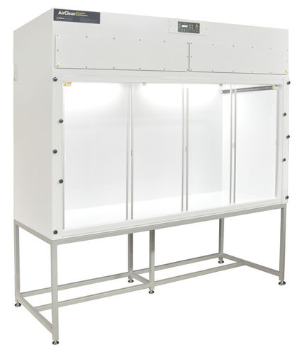 Кабина для отбора пробы - AirClean®  - Airclean Systems - для чистого помещения / напольная / HEPA