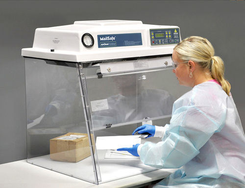 Вытяжной шкаф для контроля - MailSafe™ - Airclean Systems - для обращения с почтой / настольный / HEPA