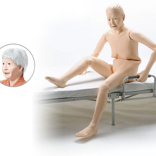 Учебный манекен для геронтологических процедур - KOHARU - Sakamoto Model Corporation - из силикона