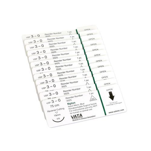 Шовный материал нерассасывающийся - 3525 - VATA, Inc. - 3-0