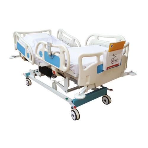 Кровать для интенсивной терапии - JUPETIOR - EL 01 - Shree Hospital Equipments - электрическая / с регулируемой высотой / на роликах