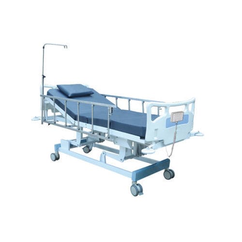 Кровать для интенсивной терапии - JUPITER - EL 02 - Shree Hospital Equipments - электрическая / на роликах / 2 секции