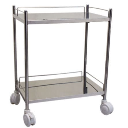 Медицинская тележка - 991 - Shree Hospital Equipments - для инструментов / для аппарата / из нержавеющей стали