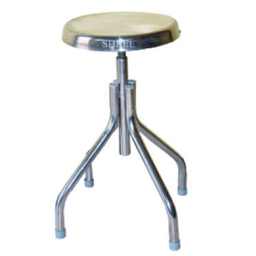 Табурет для медицинского кабинета - 999 - Shree Hospital Equipments - квадратный / из нержавеющей стали / бежевый