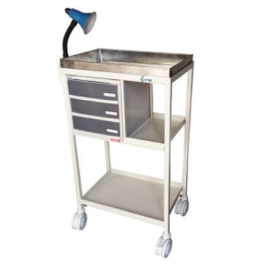 Медицинская тележка - 99 X - Shree Hospital Equipments - для общего применения / для медицинского ухода / из нержавеющей стали