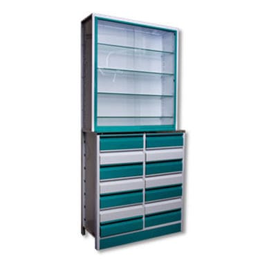Стойка для хранения - Shree Hospital Equipments - модульная / с полками