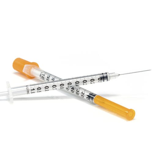 Инсулиновый шприц - W110100 series - Anhui Hongyu Wuzhou Medical Manufacturer Co., Ltd.  - 1 мл / 0,5 мл / 0,3 мл