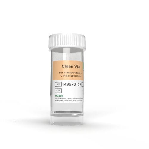 Колба для транспортировки проб - Apacor Ltd. - для паразитологии / одноразового применения