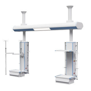 Потолочный медицинская консоль-балка - DT100E-E - Shanghai PAX Medical Instrument - для интенсивной терапии / подвесного типа / с колонной