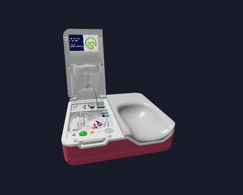 Автоматизированный внешний дефибриллятор - SALI - Inovytec Medical Solutions - для общественных мест / с беспроводной сетью / с монитором ЭКГ
