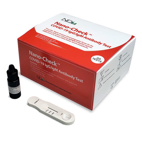 Экспресс-тест COVID-19 - Nano-Check™ - Nano-Ditech Corporation - IgG / иммуноглобулин M / SARS-COV-2