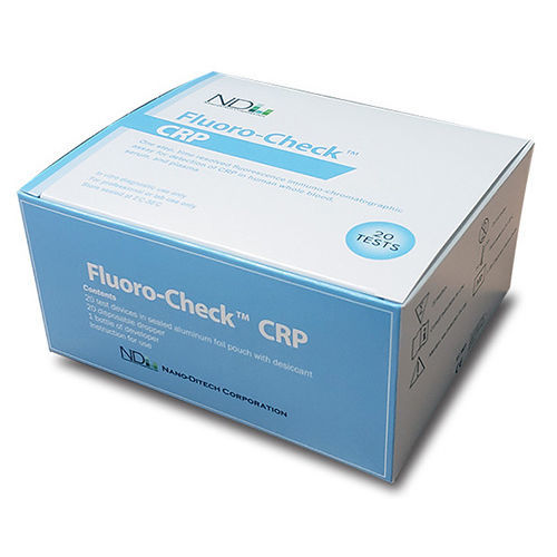 Экспресс-тест на сердечно-сосудистые заболевания - Fluoro-Check™ - Nano-Ditech Corporation - для протеинов / CRP / сыворотки