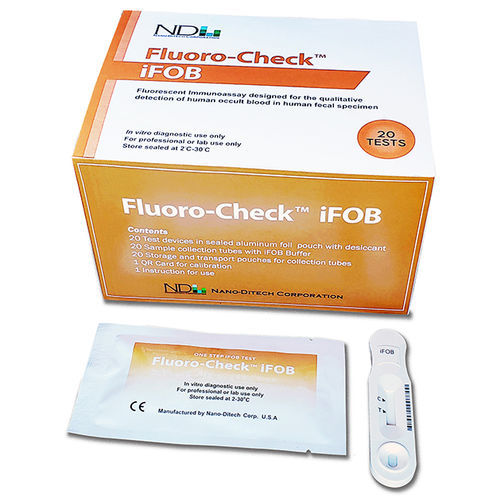 Экспресс-тест на FOB - Fluoro-Check™ - Nano-Ditech Corporation - иммунохроматографический / флуоресценцией / кассетный