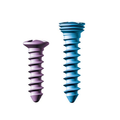Компрессирующий винт для кости для нижней челюсти - 019004 - OSTEONIC - металлический / блокируемый / неблокируемый