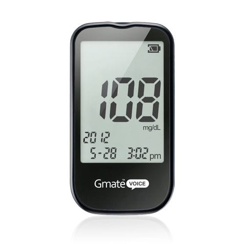 Электрохимический глюкометр - Gmate® VOICE - PHILOSYS Co., Ltd. - с самокодированием / с голосовым режимом
