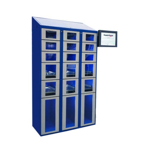 Шкафчик для хранения - LockerSense™ - Supply Point Systems Ltd. - для больниц / фиксированный / из нержавеющей стали
