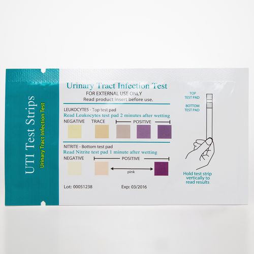 Тест-полоска на инфекции мочевыводящих путей - URS-2L-POUCH-G - Teco Diagnostics - для анализа мочи / на лейкоцитурию / нитрита