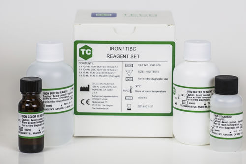 Набор реактивов для клинической химии - I592-100 - Teco Diagnostics - образцы крови / жидкость / железный