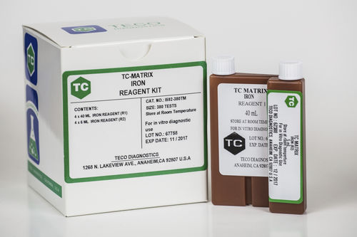 Набор реактивов в растворе - I592-380TM - Teco Diagnostics - образцы крови / для клинической химии / для колориметрии