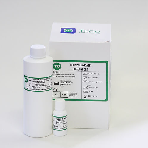 Набор реактивов в растворе - G519-250 - Teco Diagnostics - для клинической химии / на глюкозу / энзиматический