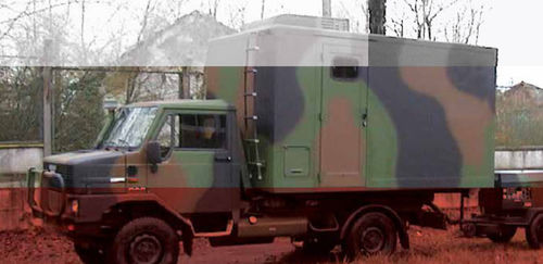 Транспортный передвижной медицинский пункт - toutenkamion - гинекологический / экстренной хирургической помощи / спасательный