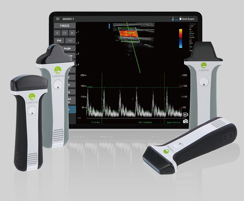 Переносной ультразвуковой сканер - LU700 - US DEFIB MEDICAL TECHNOLOGIES LLC - для поливалентной эхографии / черно-белый / сенсорный экран