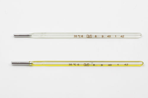 Клинический термометр - CR.W11 - Wuxi Medcare Instrument Co., Ltd. - со ртутью / оральный / с жестким наконечником