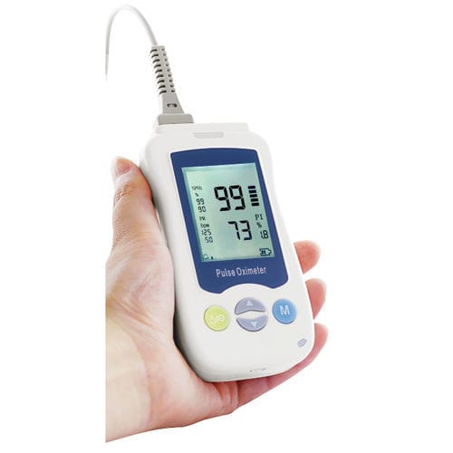 Портативный пульсоксиметр - YK-820MINI-LCD - Yonker - компактный / для больницы / для обслуживания пациентов на дому