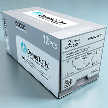 Шовный материал рассасывающийся - DemeDIOX™ - Demetech - для офтальмологической хирургии / для педиатрической сердечно-сосудистой хирургии