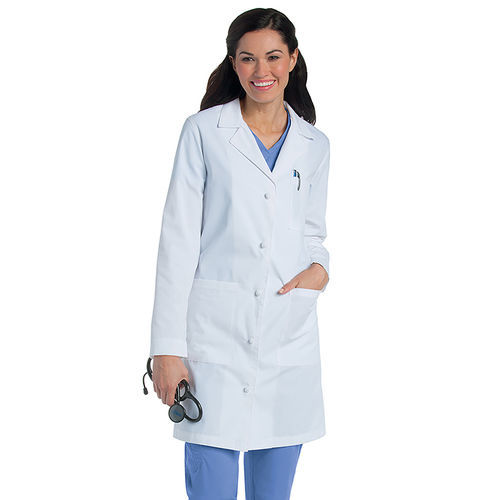 Медицинский халат для женщин - 3172 - Landau Uniforms - из хлопка / белая