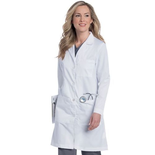 Медицинский халат для женщин - 3153 - Landau Uniforms - из полиэстера / из хлопка / белая
