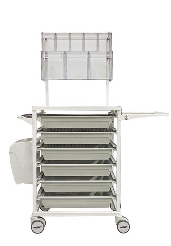 Тележка для общего применения - Nursing trolley - MATTTEO - для медицинского ухода / 6 уровней / с подносом