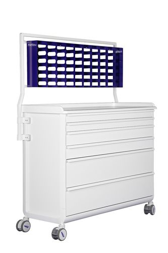 Медицинская тележка - Nursing trolley with gallery for surgical suture - MATTTEO - для общего применения / для медицинского ухода / с выдвижным ящиком