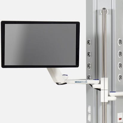 Шарнирный кронштейн - MEDGAS-TECHNIK GmbH Medical-Technology - с регулируемой высотой / для монитора / медицинский