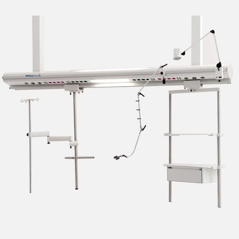 Потолочный медицинская консоль-балка - MEDGAS-TECHNIK GmbH Medical-Technology - для интенсивной терапии / модульный