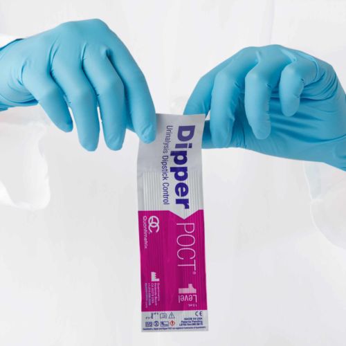 Тест-полоска заболевания мочеполовой системы - Dipper POCT® - Quantimetrix - для анализа мочи / загрязнения / pH