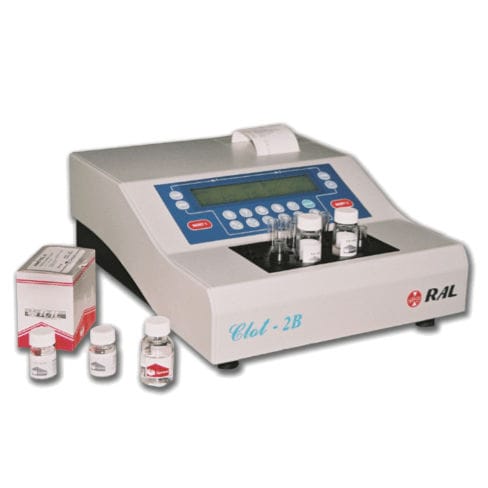 Полуавтоматический анализатор коагуляции - Clot 2B - RAL, Tecnica para el Laboratorio S.A. - 2 канала / PT / АЧТВ