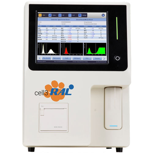 Ветеринарный гематологический анализатор - Cell 3 - RAL, Tecnica para el Laboratorio S.A. - автоматический / настольный / 21 параметр