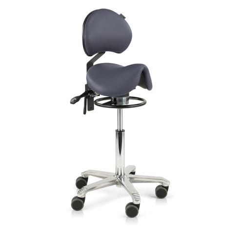 Табурет для учреждений здравоохранения - Seamless upholstered Amazone Balance - Score BV - для стоматологии / с регулируемой высотой / на роликах