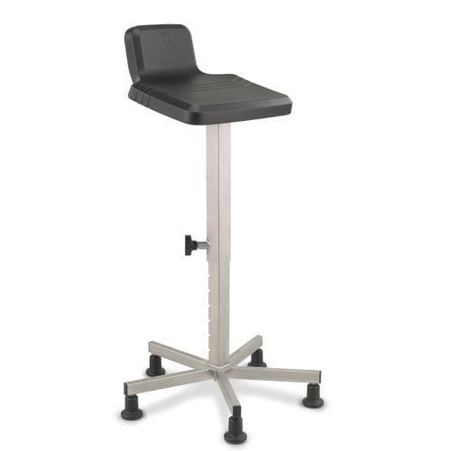 Стул для лабораторий - Sit-Stand 232 Stainless Steel - Score BV - в форме седла / с регулируемой высотой