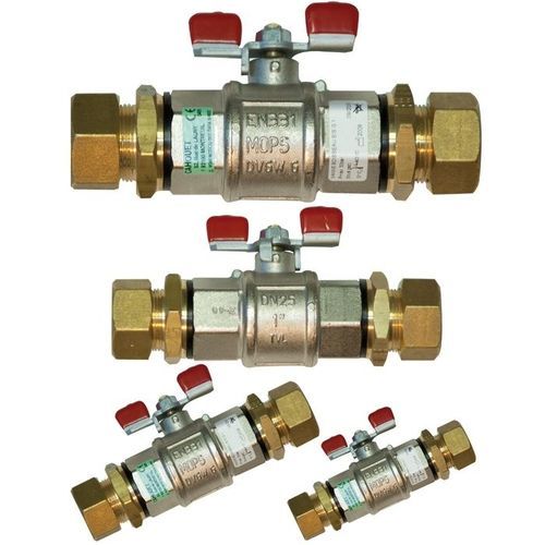 Клапан для газов - 1/4T - CAHOUET S.A. - для медицинских газов / вакуумный / из ПТФЭ