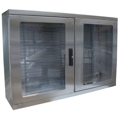 Шкаф для больниц - Armoire GM - CAHOUET S.A. - с дверью / из нержавеющей стали